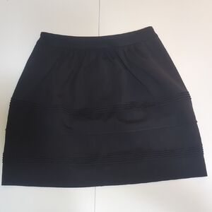 Madewell Black Skirt With Cute Details Size XS